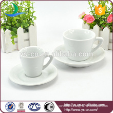 Fine quality new design solid color coffee cup and saucer